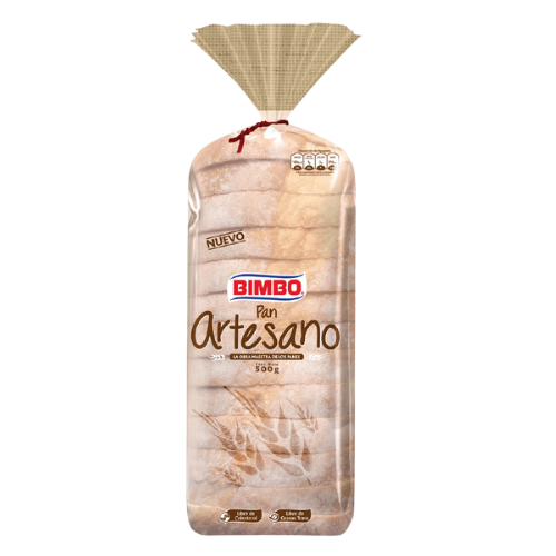 PAN ARTESANO BLANCO BIMBO 500G