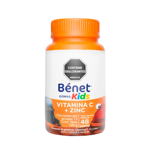 GOMAS BENET KIDS VITC SINAZ 12UDSX120G R