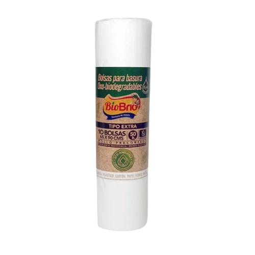 BOLSA DE BASURA BLANCA TIPO EXTRA 10UND