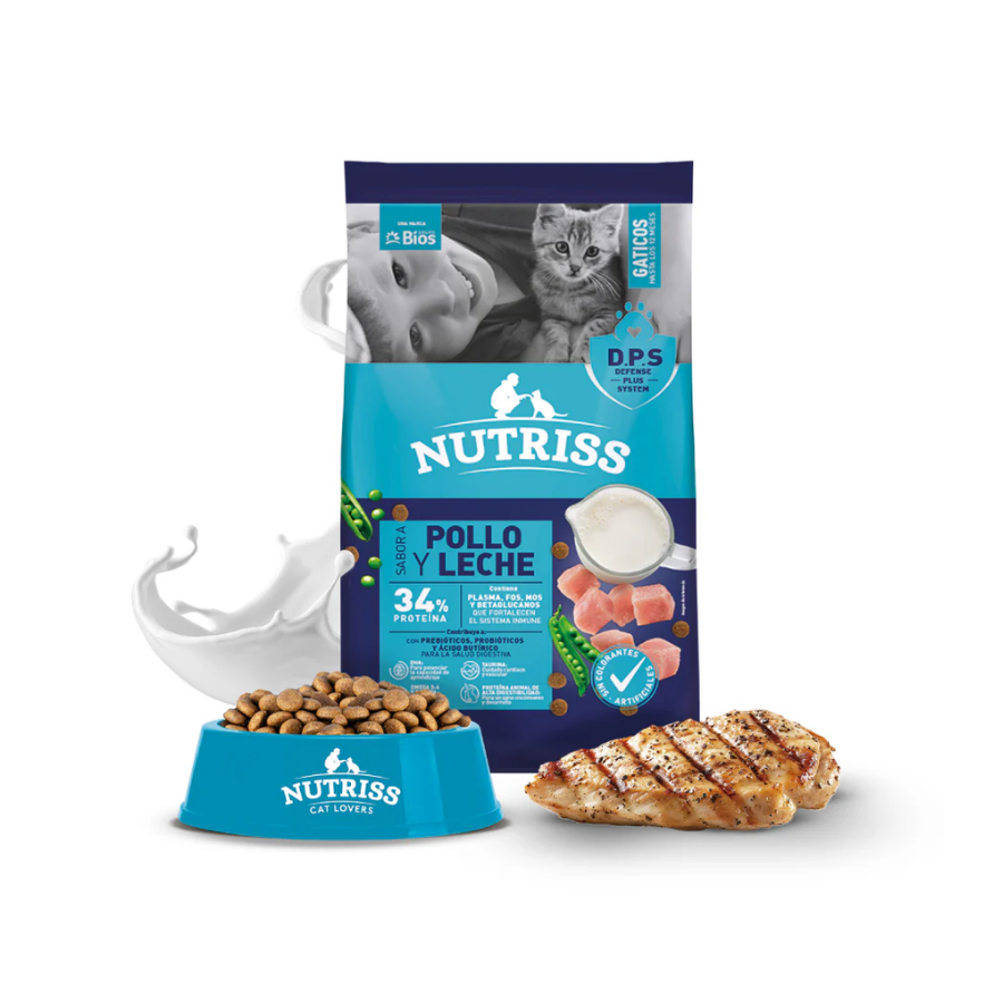 NUTRISS GATICOS POLLO LECHE *500G