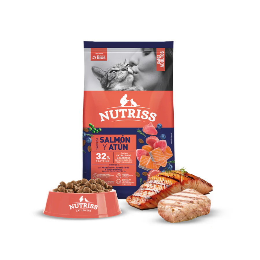 NUTRISS GATO ADUL SALMON ATN *500G