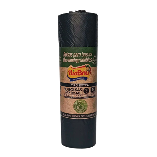 BOLSA DE BASURA NEGRA TIPO EXTRA 10UND