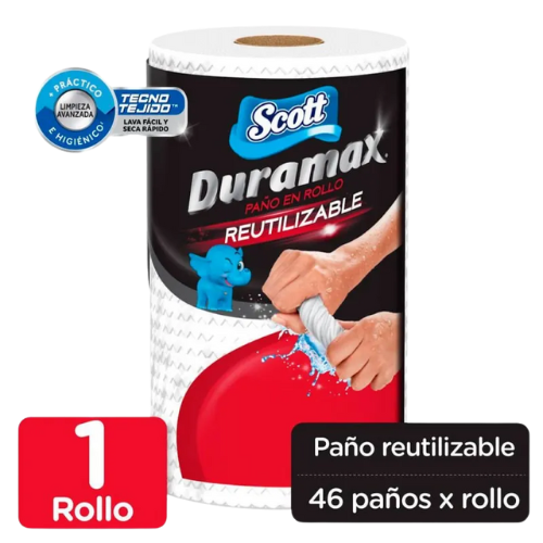 TOALLA DE COCINA SCOTT DURAMAX REUTILIZABLE 46HOJAS