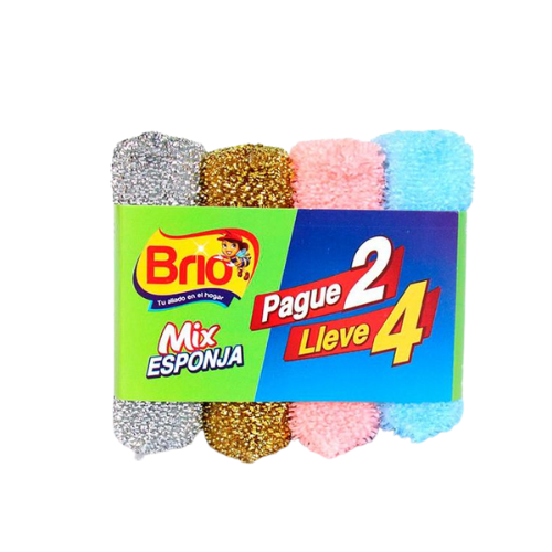 MIX ESPONJAS BRIO PAGUE 2 LLEVE 4